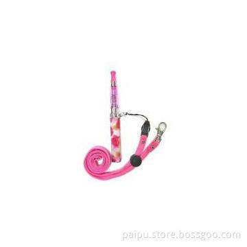 Ecig  lanyard cigarette ego necklace Leather e cigarette made in china